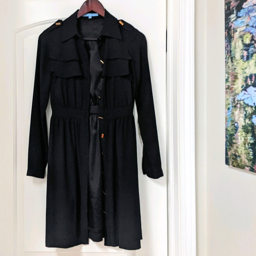 Stylish ANTONIO MELANI Trench Style Dress, sz 0